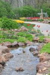 Ward-Meade House: tulip garden